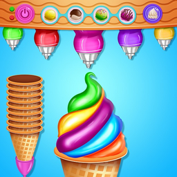 Ice Cream Shop Cone Maker Game