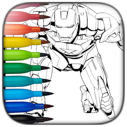 Superhero Coloring Pages