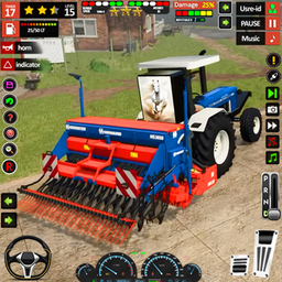 Farm Tractor Driving Game 2023