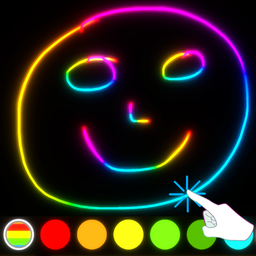 Kids Doodle Glow Coloring Game