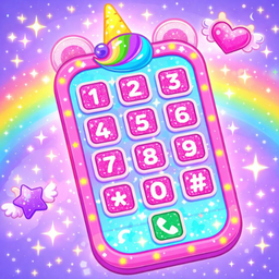 Unicorn Phone for Kids Games