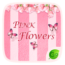 Pink Flowers GO Keyboard Theme