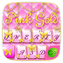 Pink Gold GO Keyboard Theme
