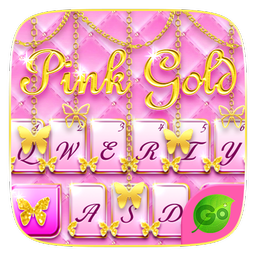 Pink Gold GO Keyboard Theme
