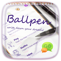 (FREE) GO SMS BALLPEN THEME