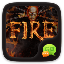 (FREE) GO SMS PRO FIRE THEME