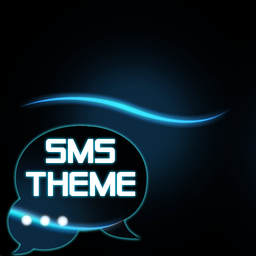 Blue Simple Theme GO SMS