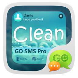 GO SMS Pro Clean Theme EX