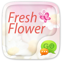 GO SMS PRO FRESH FLOWER THEME