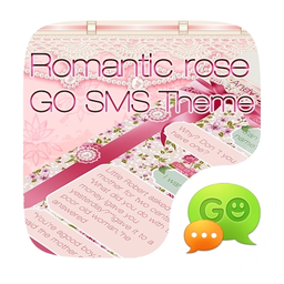 GO SMS PRO ROMANTIC ROSE THEME