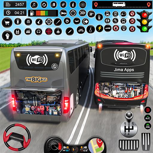 Proton Bus Lite Driving Simulator:3D Bus race Road APK برای دانلود