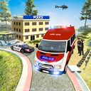 Police Van Driving Game-Police Bus Simulator game