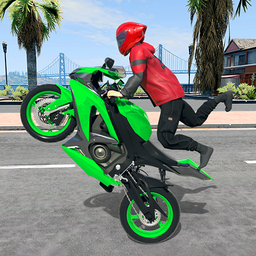 GT Moto Stunt 3D: Driving Game