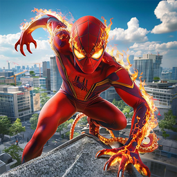 Spider Fighting Rope Hero Game