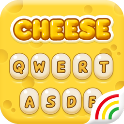 Gold Cheese Keyboard Theme - Emoji & Gif