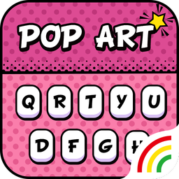 Sweetie Pop Art Keyboard Theme - Emoji & Gif