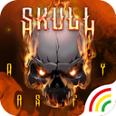 Skull Hellfire Keyboard Theme