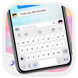 Emoji Keyboard - Pearl White