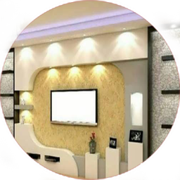 قدم به قدم دکور پشت تلویزیون