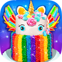 Rainbow Unicorn Cake