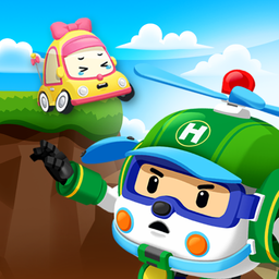 Robocar Poli Cliff Rescue Game - Rescue Team Play