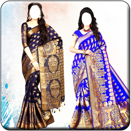 Women Pattu Saree Photo Maker