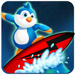 Penguin Surfer