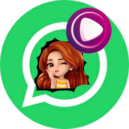 Animated sticker for girls