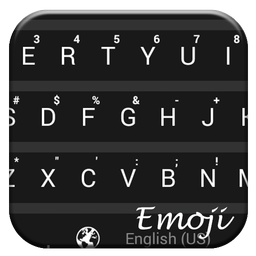 Emoji Keyboard Bar Flat Dark