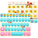 Candy Love Emoji Keyboard Skin