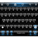 Emoji Keyboard Dusk Black Blue