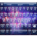 Emoji Keyboard Glass Galaxy