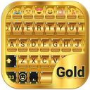 Gold Emoji Keyboard Theme