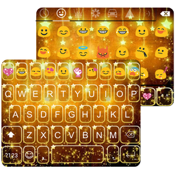 Golden Star Emoji Keyboard