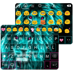 Light Lion Emoji Keyboard Skin
