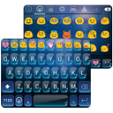 Rain Glass Emoji Keyboard Skin