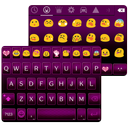Pink Punk Emoji Keyboard Theme