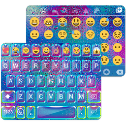 Rainy Glass Keyboard Theme