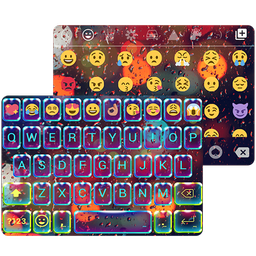 Luminous Emoji Keyboard Theme