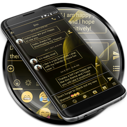 SMS Messages Gate Gold Theme