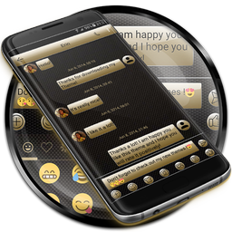 SMS Messages Gloss GoldBlack