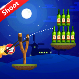 Knock Down Bottle Shooter 2d