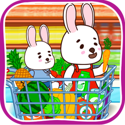Anime Bunny: Kids supermarket