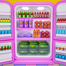 Fridge Organizer: ASMR Restock