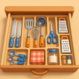Cupboard Organizer Game