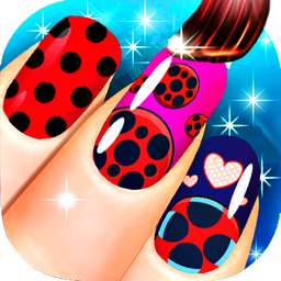Fashion Ladybug Nail Salon