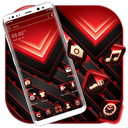 Red Black Tech Launcher Theme