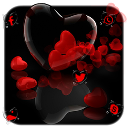 Romantic Red Love Heart Theme