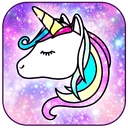 Galaxy Unicorn Shiny Glitter Theme