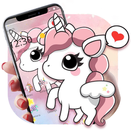 Cartoon Cute Lovely Unicorn Theme